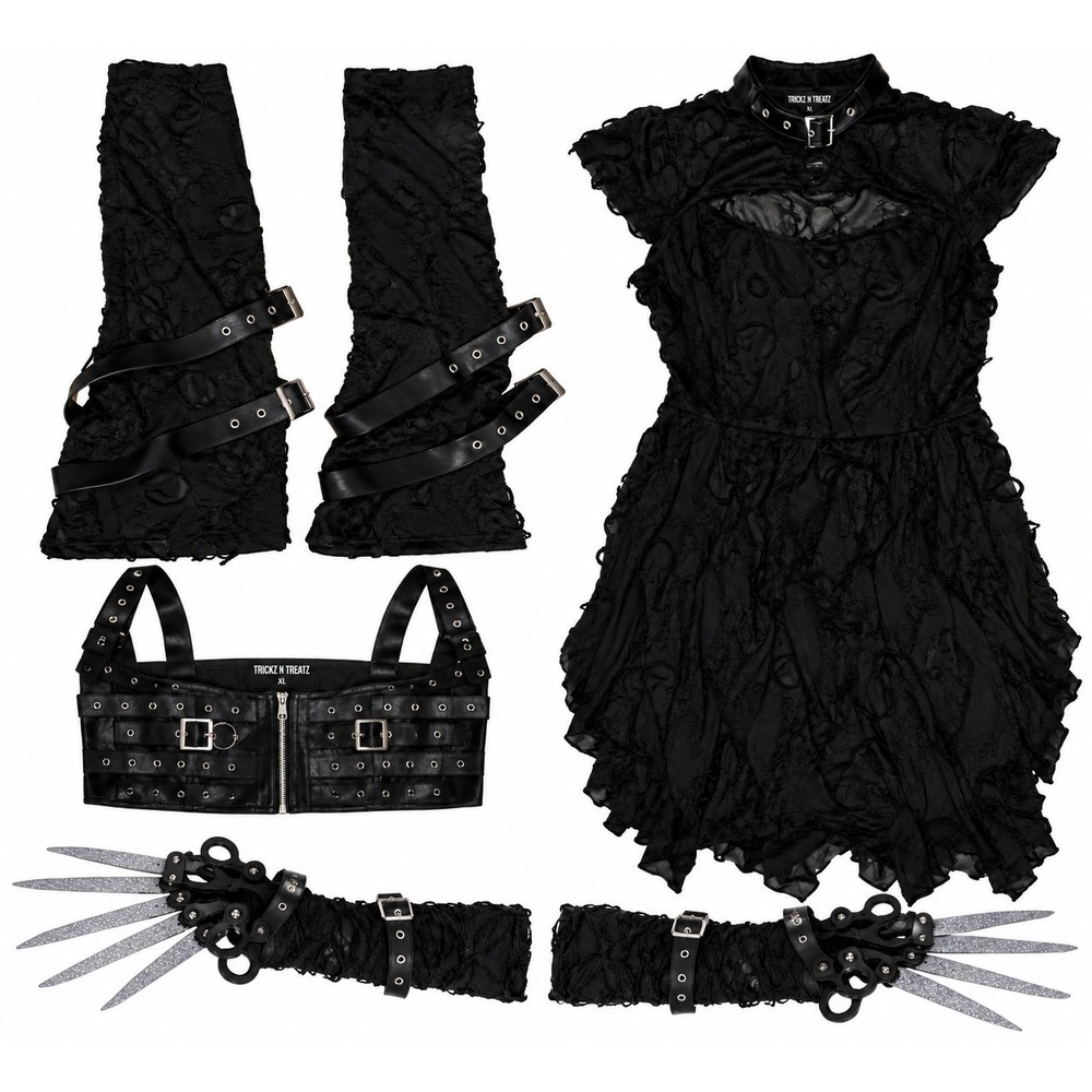 Dolls Kill Trickz N' Treatz Edward Scissorhands Costume XL Scissor Problems NWT